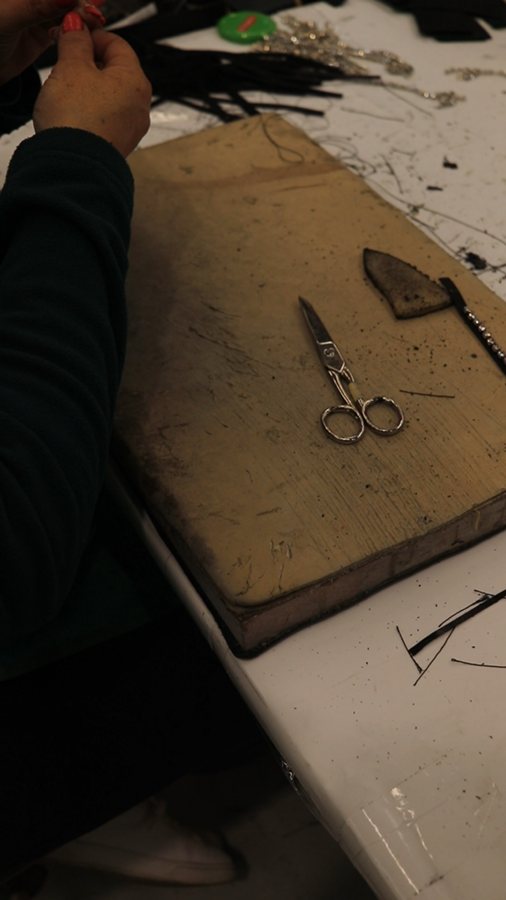 Hand-finishing details from the LOBO manufacturing process